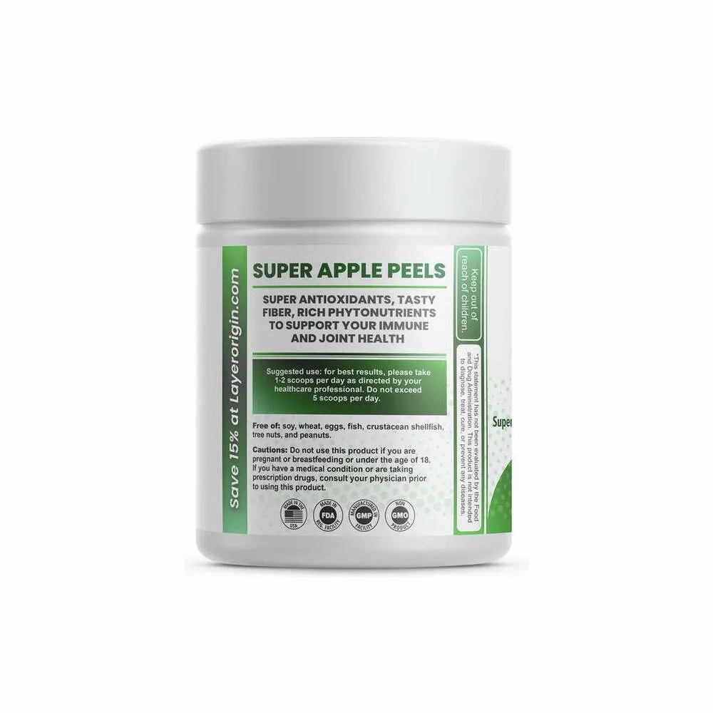 Organic Apple Peel Powder - 20 Servings | Layer Origin