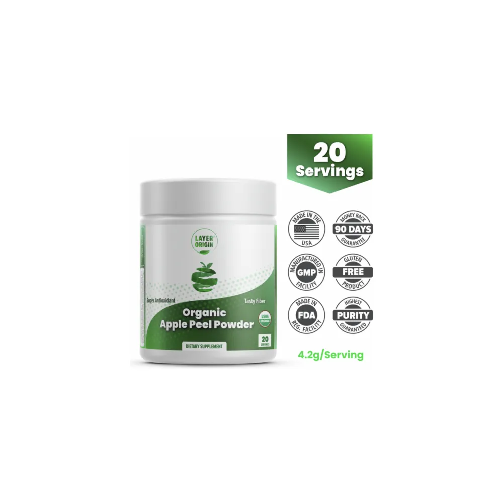 Organic Apple Peel Powder - 20 Servings | Layer Origin