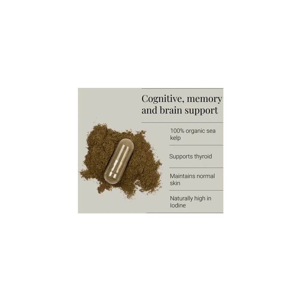 Organic Sea Kelp - 90 Capsules | KIKI Health