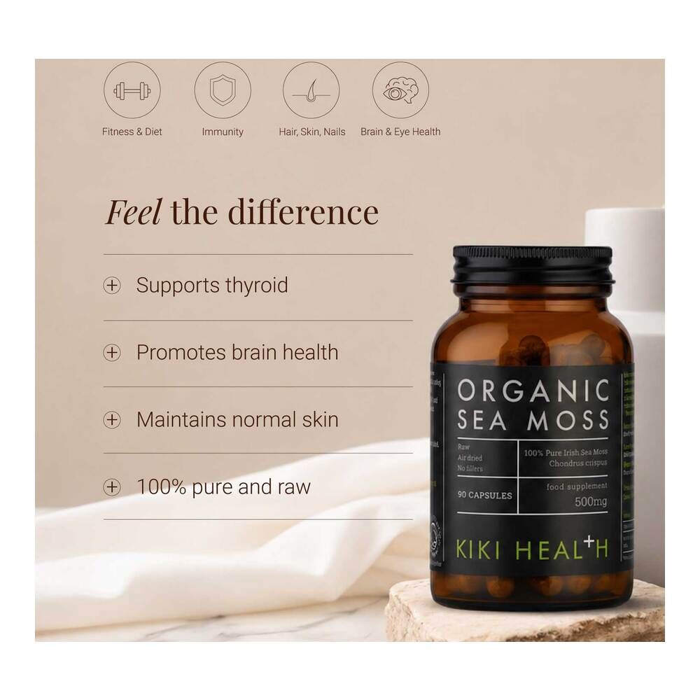 Organic Sea Moss - 90 Capsules | KIKI Health