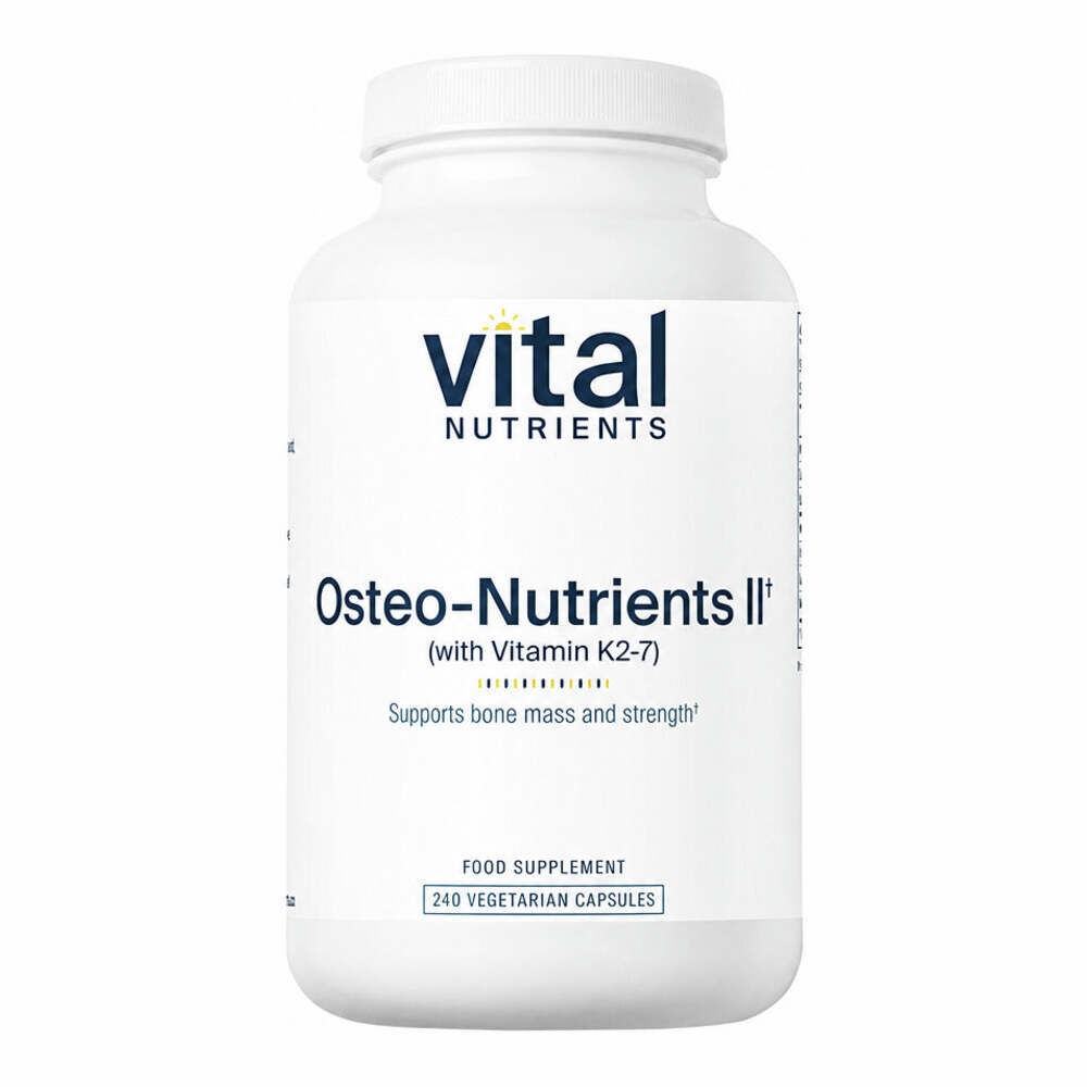 Osteo-Nutrients II (with Vitamin K2-7) - 240 Capsules | Vital Nutrients