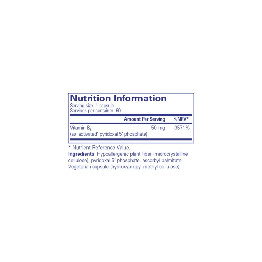 P5P 50 - 60 capsules | Pure Encapsulations
