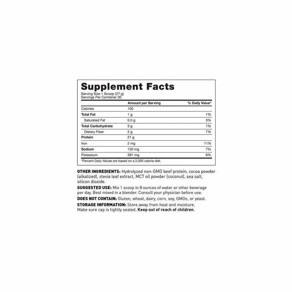 Paleo Protein (Double Chocolate) - 810g | Amy Myers MD