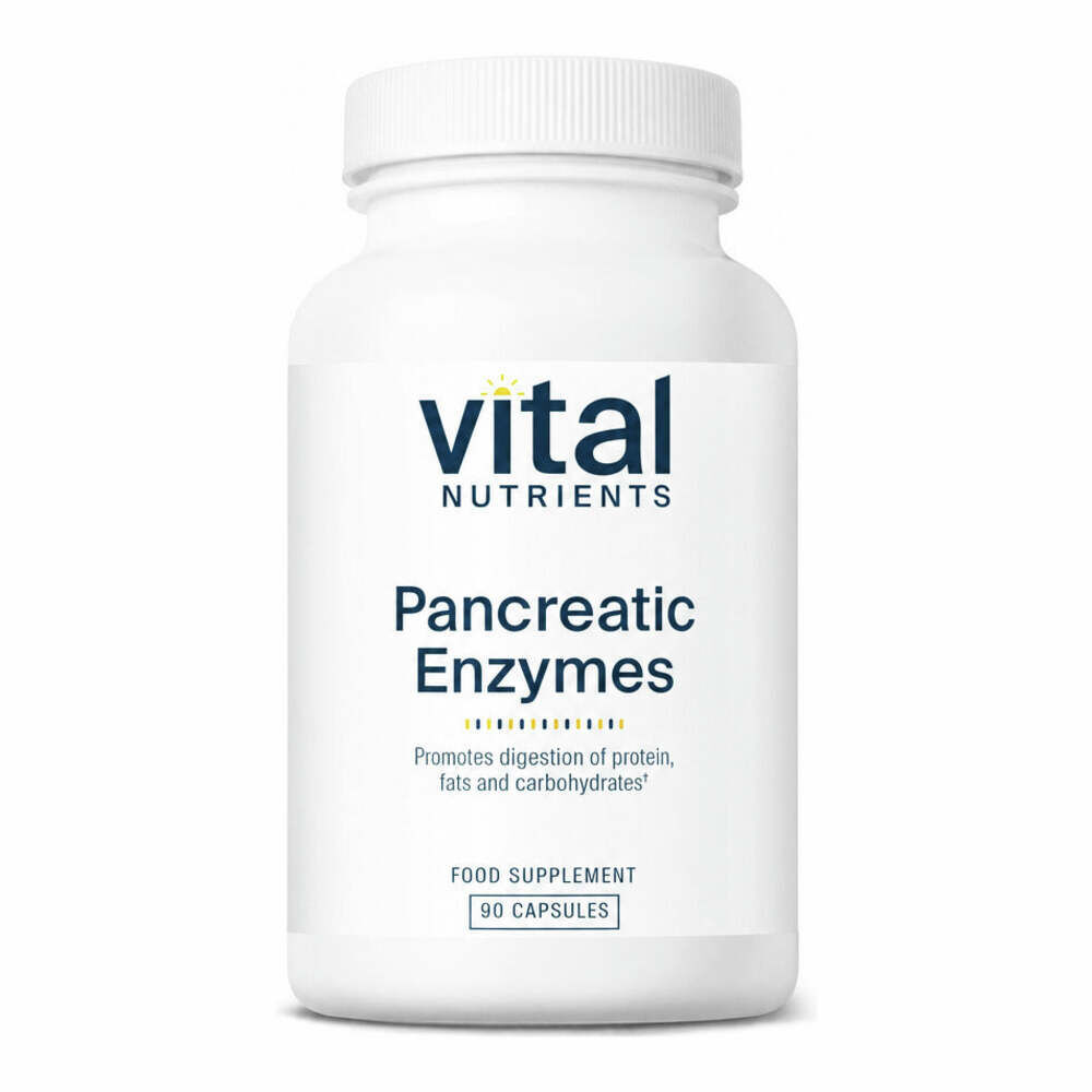 Pancreatic Enzymes - 90 Capsules | Vital Nutrients