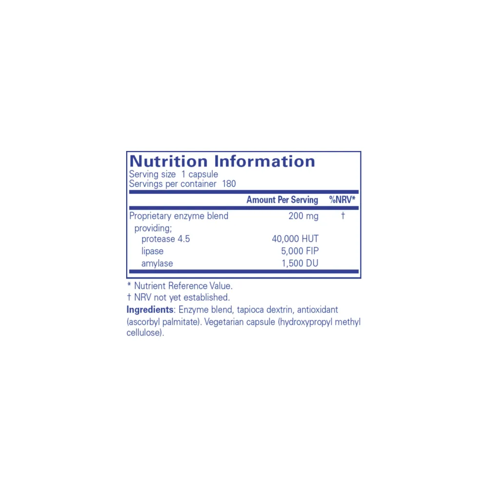 Pancreatic VegEnzymes  - 180 Capsules | Pure Encapsulations
