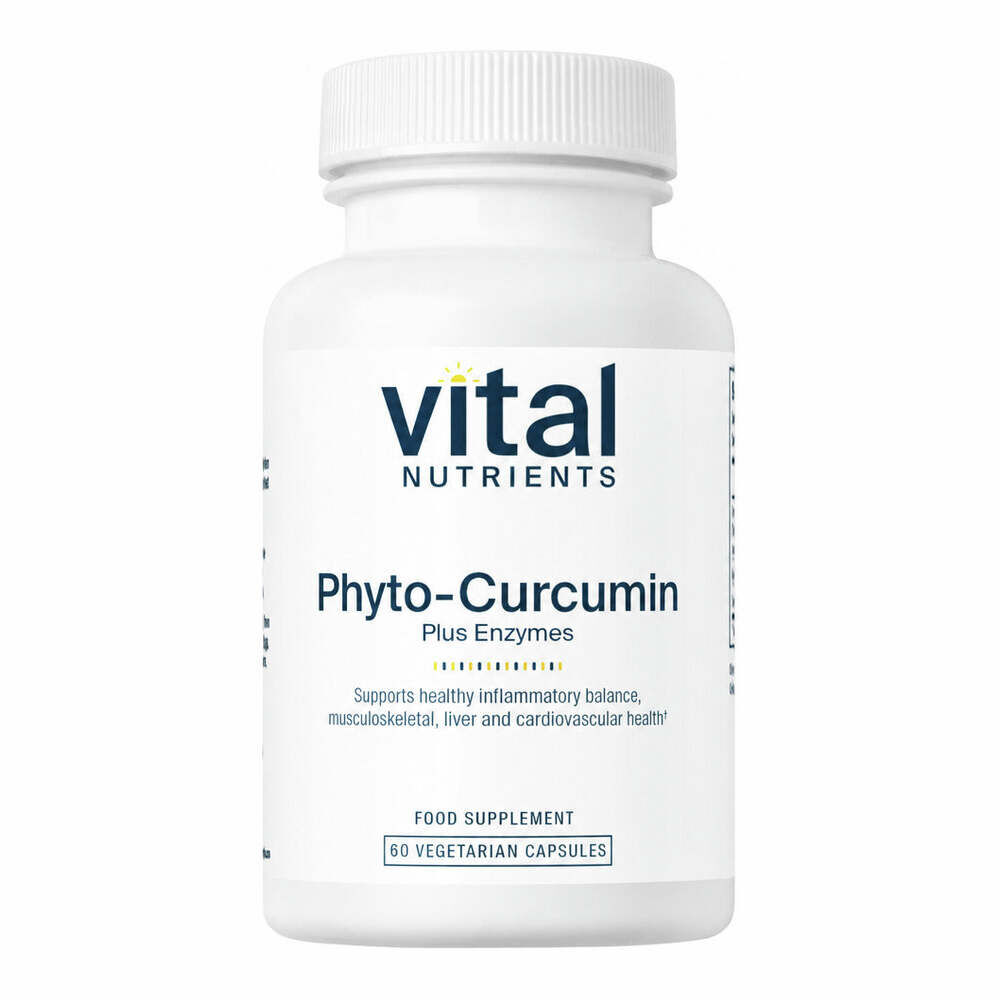 Phyto-Curcumin Plus Enzymes - 60 Capsules | Vital Nutrients