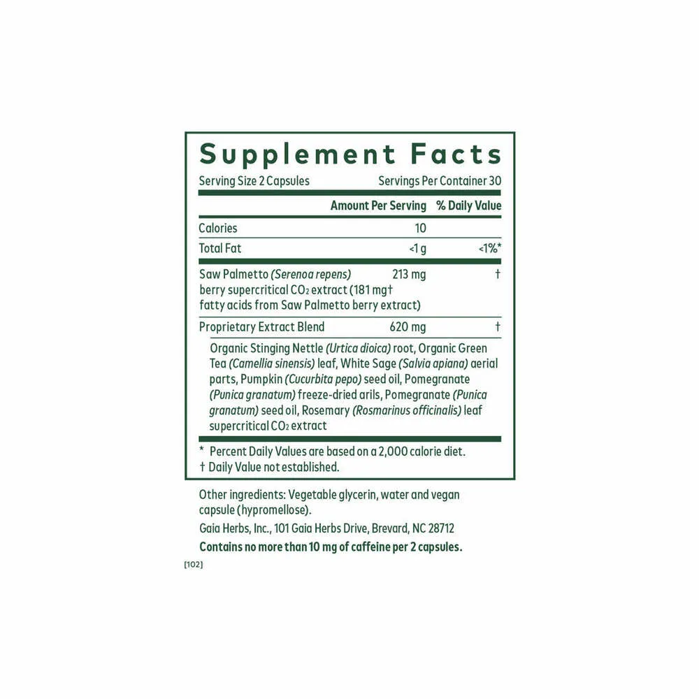 Prostate Formula - 60 Liquid Phyto-Caps | Gaia Herbs
