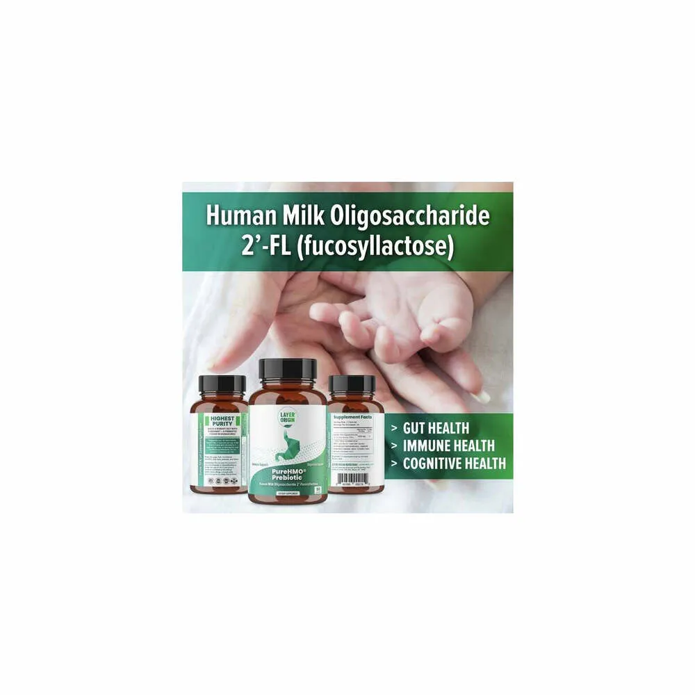 PureHMO Prebiotic - 90 Capsules | Layer Origin