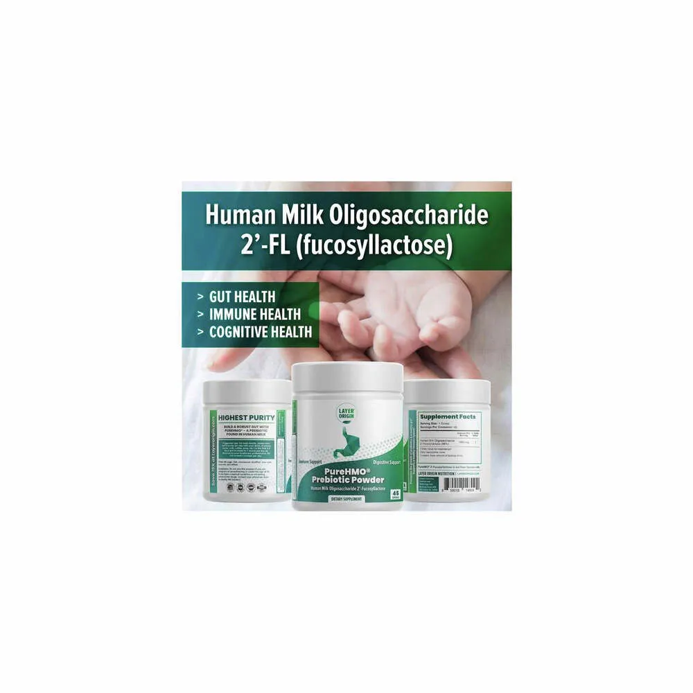 PureHMO Prebiotic Powder - 45 Servings | Layer Origin