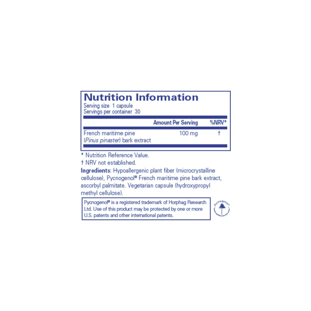 Pycnogenol 100mg - 30 Capsules | Pure Encapsulations