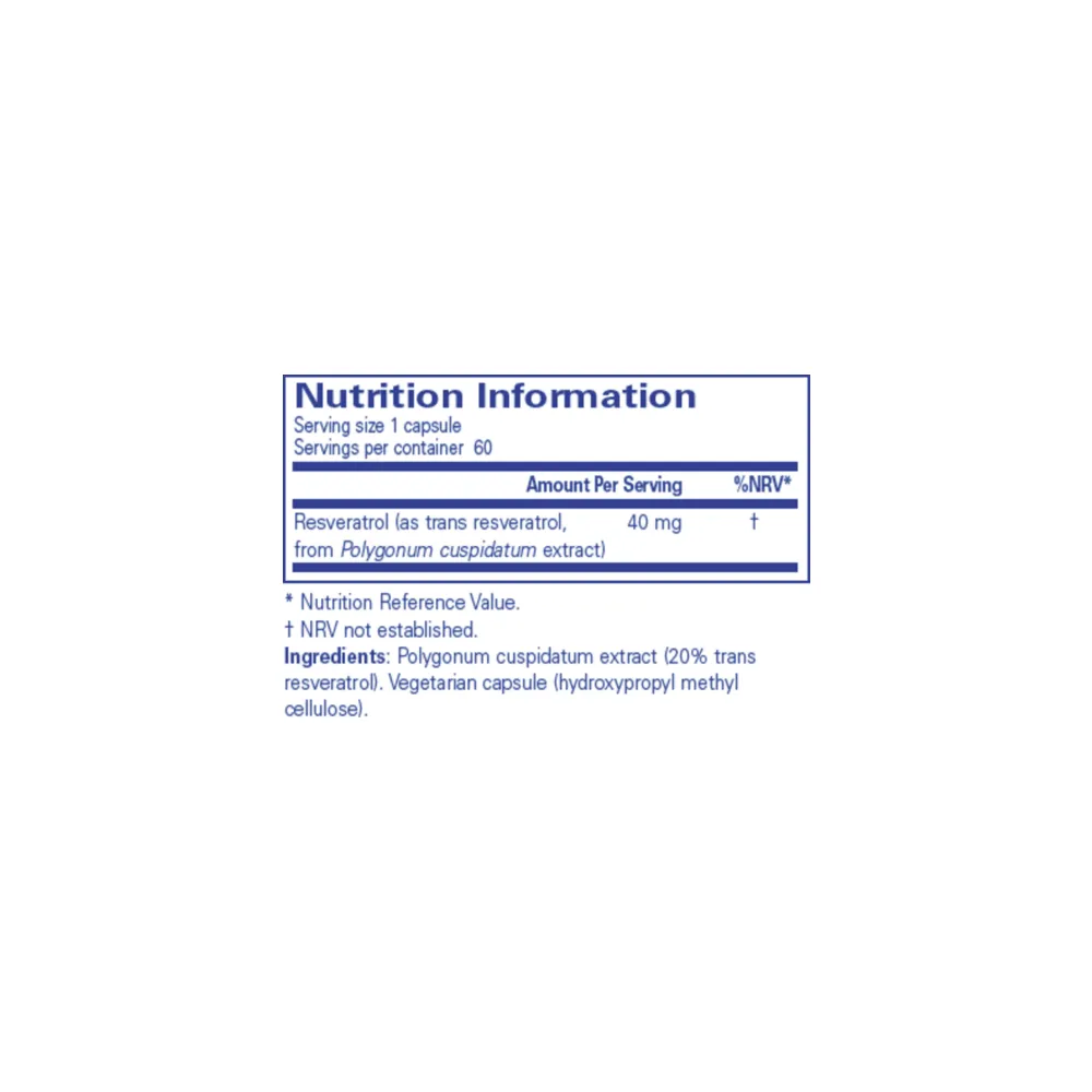 Resveratrol - 60 Capsules | Pure Encapsulations