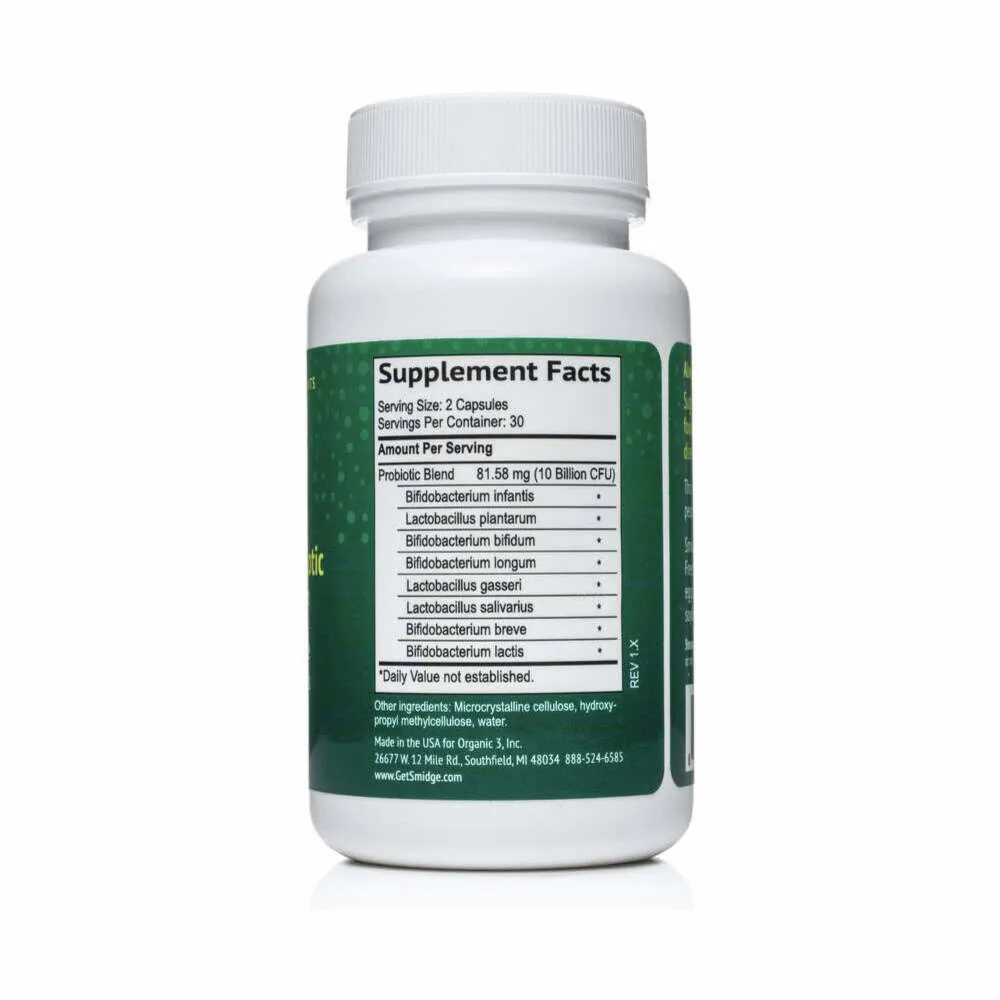 Sensitive Probiotic - 60 Capsules | Smidge