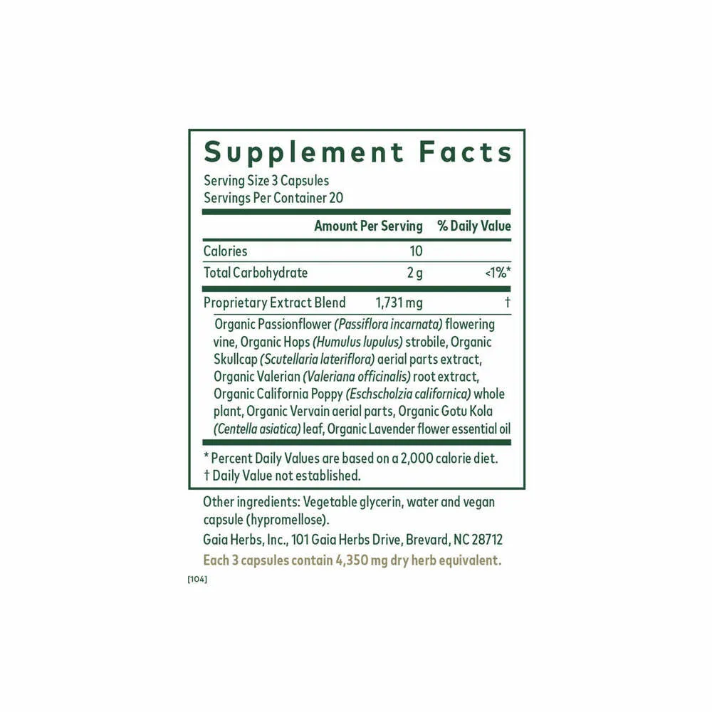 Sleep Formula - 60 Liquid Phyto-Caps | Gaia Herbs