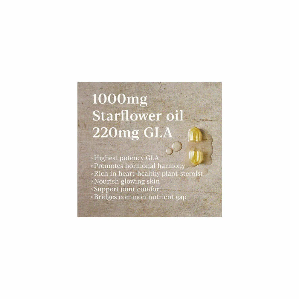 Starflower Oil - 30 Capsules | Higher Nature