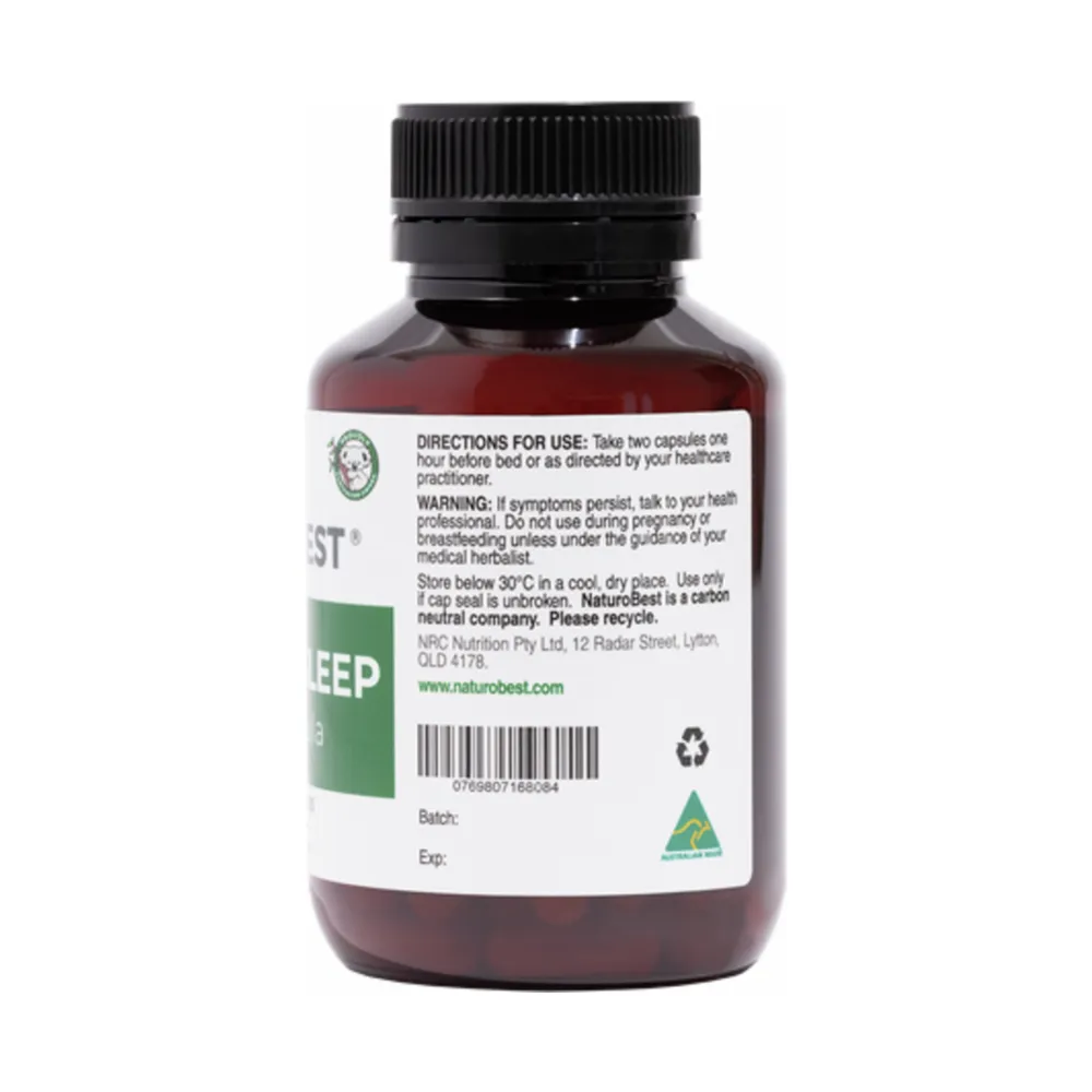 Stress & Sleep PM Formula - 60 Capsules | NaturoBest