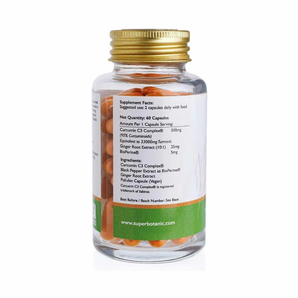 Super Curcumin - 60 Capsules | Super Botanic