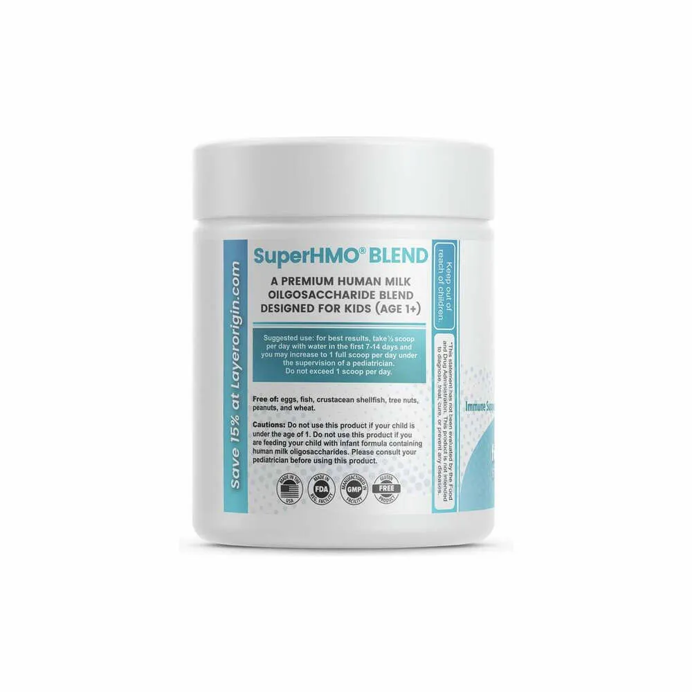 SuperHMO for Kids Powder - 45 Servings | Layer Origin