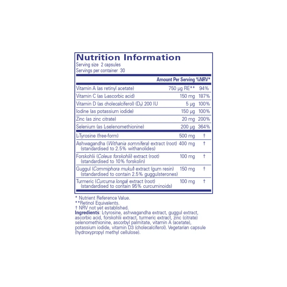 Thyroid Support Complex - 60 Capsules | Pure Encapsulations