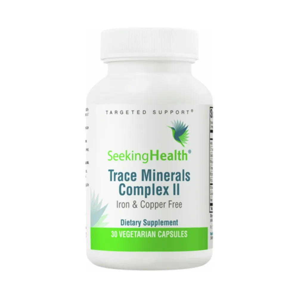 Trace Minerals Complex II (Iron and Copper Free) - 30 Capsules | Seeking Health