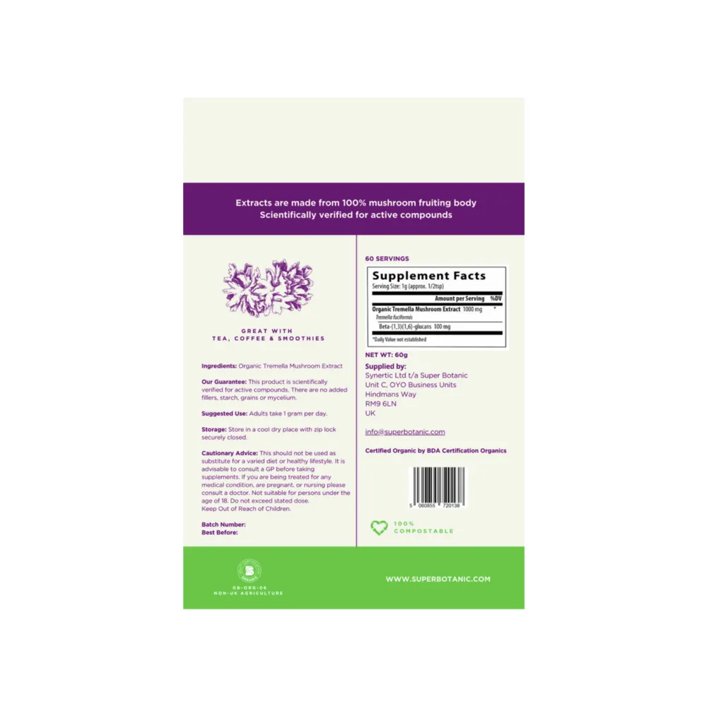 Tremella - 60g | Super Botanic