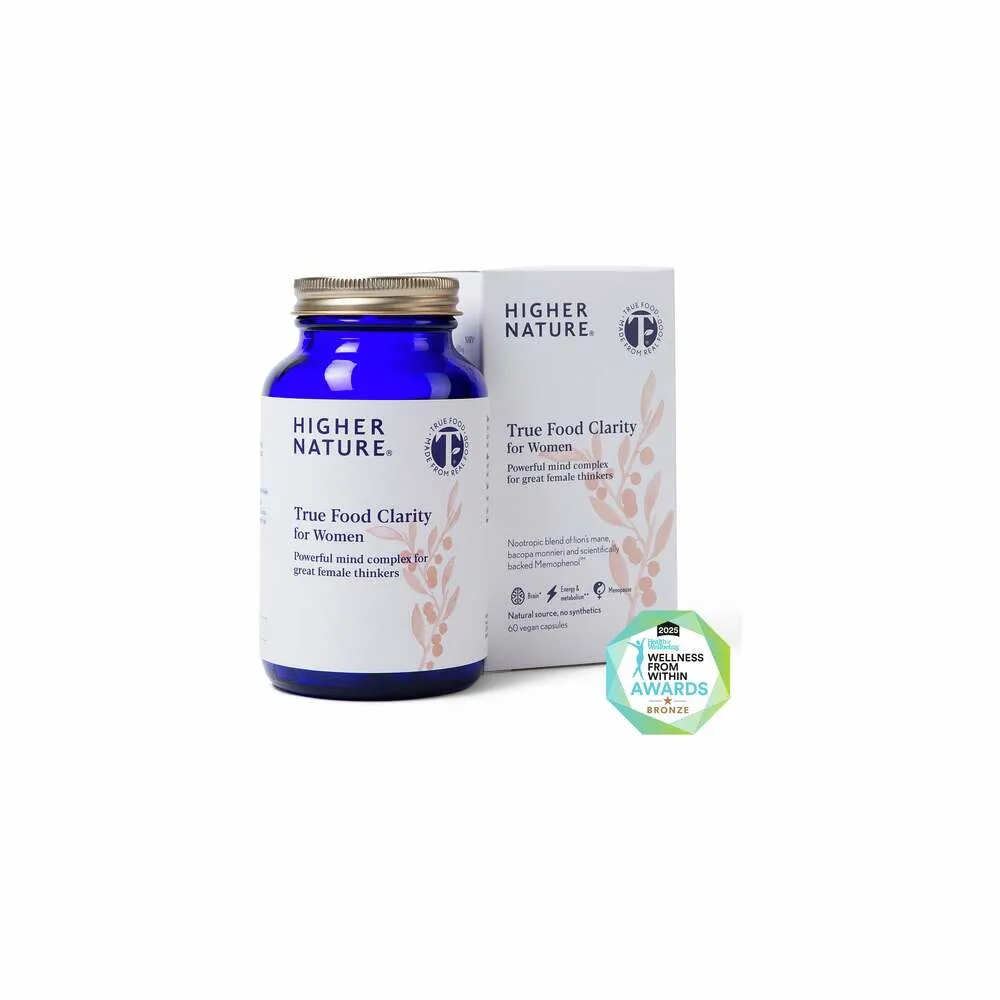 True Food Clarity for Women - 60 Capsules | Higher Nature