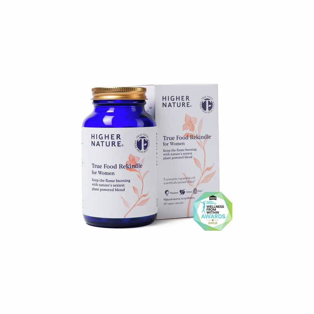 True Food Rekindle for Women - 60 Capsules | Higher Nature