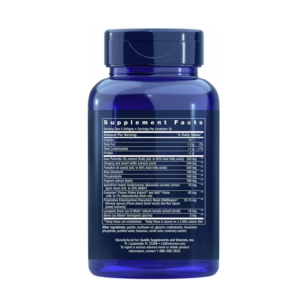 Ultra Prostate Formula - 60 Softgels | Life Extension