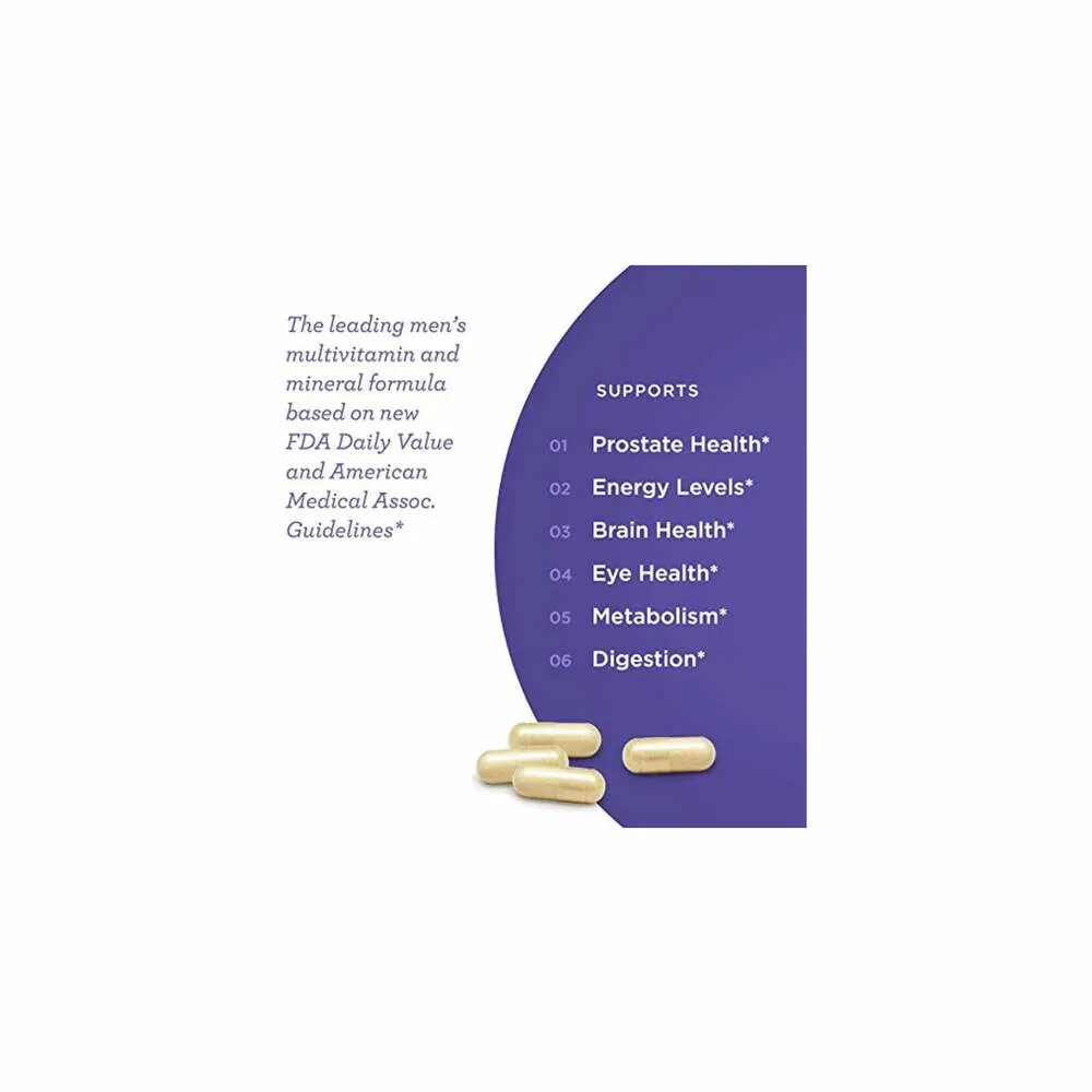 Whole Food Multivitamin for Men - 120 Capsules | Vitamin IQ