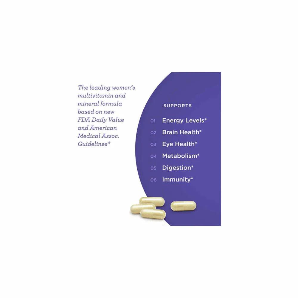 Whole Food Multivitamin for Women - 120 Capsules | Vitamin IQ