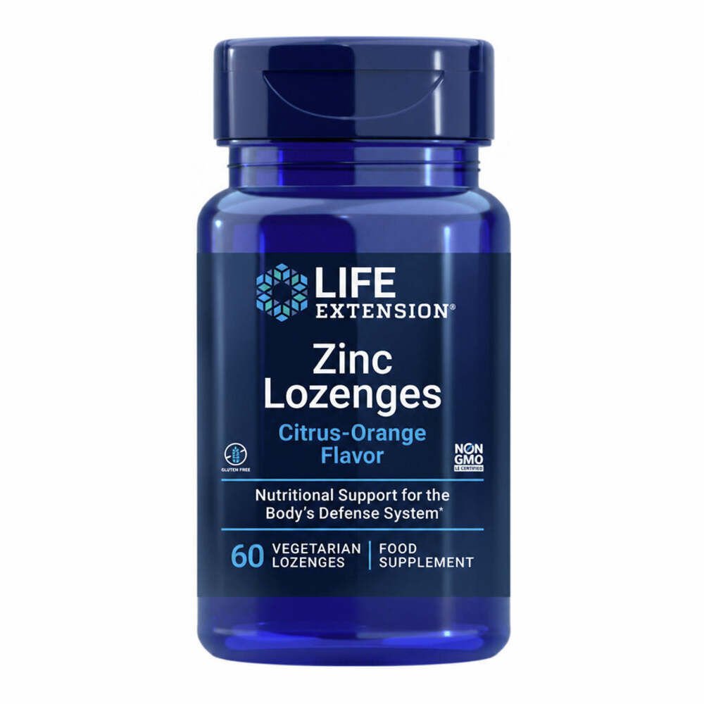 Zinc Lozenges - 60 Lozenges | Life Extension
